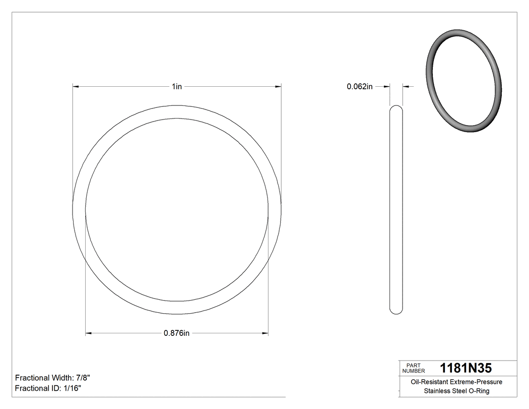 Technical drawing - 1181N35